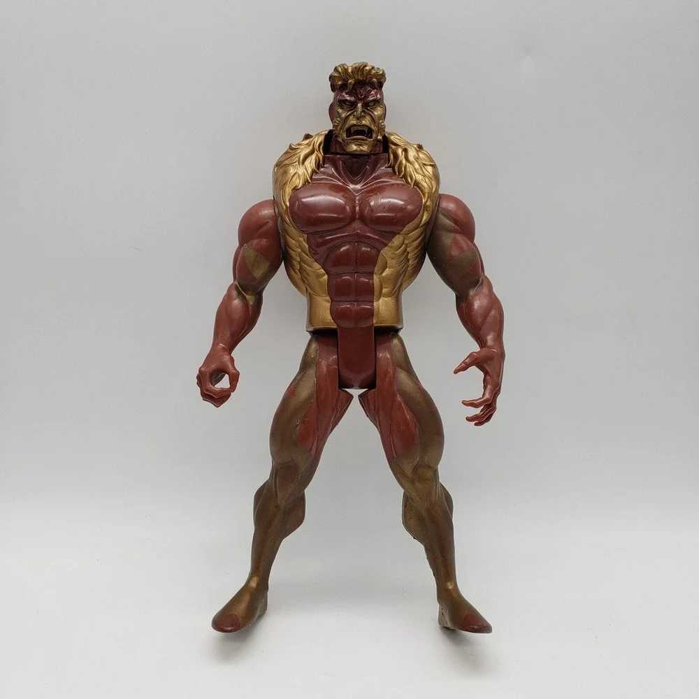 1993 Marvel X-Men Gold Sabertooth Loose Action Figure Vintage Toy Biz Great Cond
